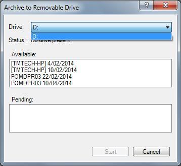 Select the Drive Letter as