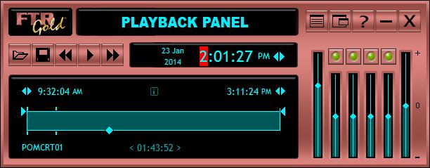2. Playback Panel- Channel Volumes Check to see that Channel Volumes are on and are high enough to