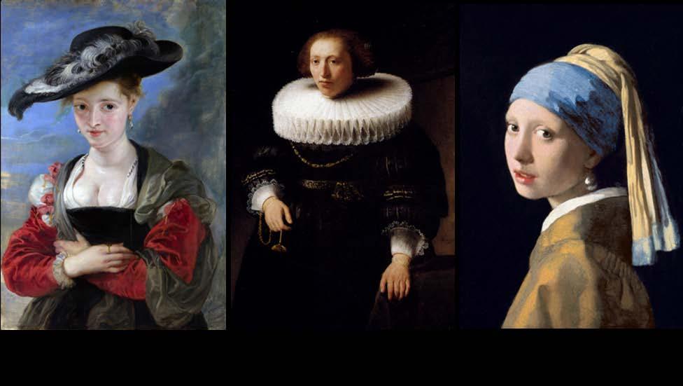 slika 5. Barokni portreti žena (iz rane srednje i kasne faze) slika 6.