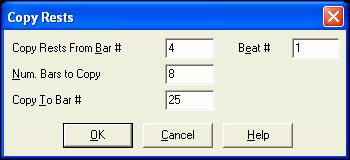 K Quick Copy Method By simply typing K at a bar followed by the Enter key you can instantly copy the last 8 bars to the current position.