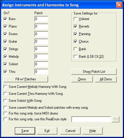 3. Press the [Save] button to save the song to disk.