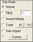 The [Clear] buttons will remove the currently selected Instrument, Harmony, or Style.