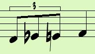 Unembellished. Extra Notes Extra notes are added between melody notes. Quarter note doubled. Unembellished. With extra notes added.