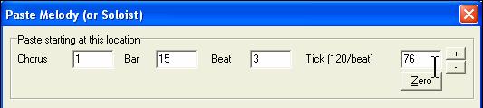 Enter the Editable Notation mode from the Standard Notation screen with a single mouse click on the Editable Notation button.