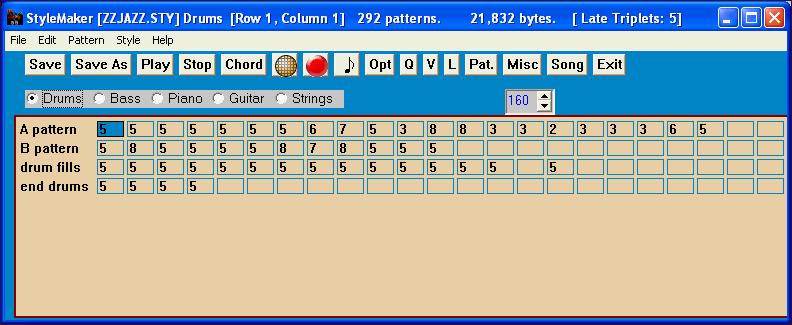 Chapter 11: User Programmable Functions The StyleMaker The StyleMaker is the section of the program that allows you to create brand new styles or edit existing styles.