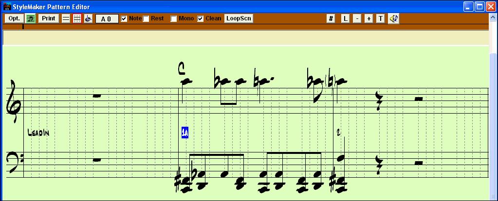 Playback Bar Mask (Usual Setting =0) Playback Bar Mask determines on what bars of the song the pattern will play. The bar #s are counted relative to the last part marker.
