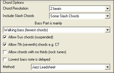 Once you have done that, you should choose one of the Presets, to quickly put the settings to the type of song that we are trying to interpret.