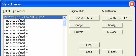 Style Aliases You can create an alias so that when Band-in-a-Box looks for a style, it will load its alias instead, so when you have found a new favorite style just change the alias and you don t