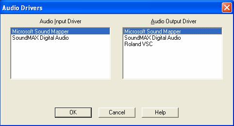 The ASIO Driver s Control Panel button launches a settings dialog specifically provided by your driver manufacturer.