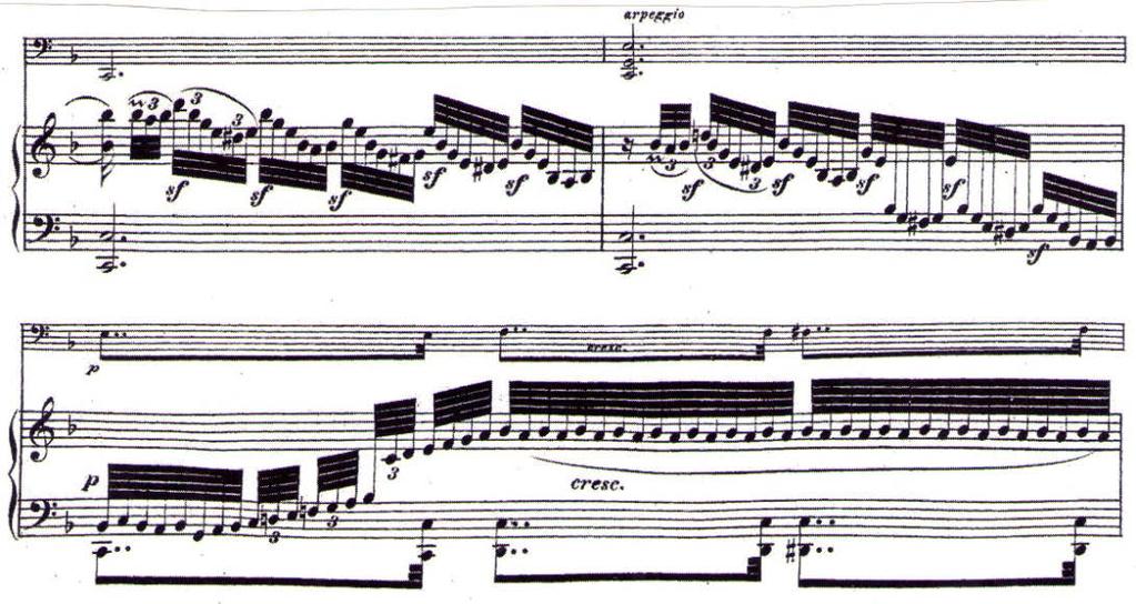 major. The pianist plays a short but brilliant cadenza in measures 29-31. Figure 6.