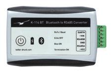 Picture Name Description Application (KELLER devices) Bluetooth RS485 T Interace converter with screw-type terminal: Bluetooth