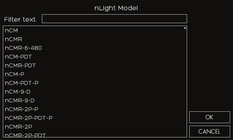 Setup > nlight Add up to 128 supported nlight devices to each fresco station for control 1. If you have nlight devices already connected to the station they will appear here 2.