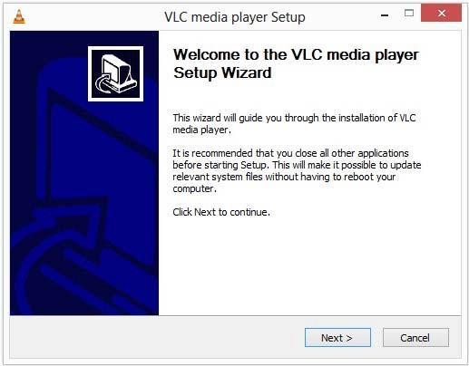 2. Please download the VLC media player software (Ver. 2.1.5) 3.