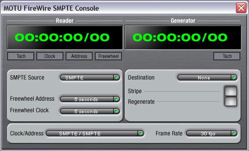 SYNCING TO SMPTE TIME CODE The 828mkII system can resolve directly to SMPTE time code. It can also generate time code and word clock, under its own clock or while slaving to time code.