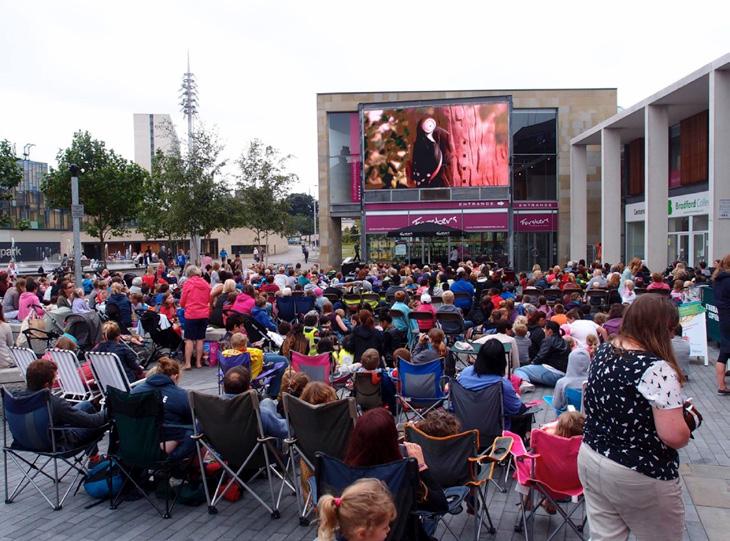 BRADFORD BIG SCREEN The ambition to embed the UNESCO Creative City concept into the overall fabric of society continues to gather momentum as public private partnerships continue to develop.