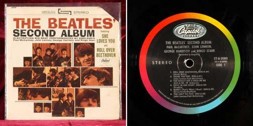 35. THE BEATLES SECOND ALBUM Black Disc Label Capitol Record Club Issue Released in 1968, this album could only be obtained from the Capitol Record Club.