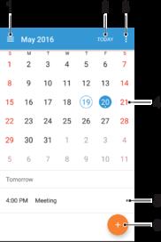 Calendar şi ceas deşteptător Calendarul Utilizaţi aplicaţia Calendar pentru a gestiona programul.