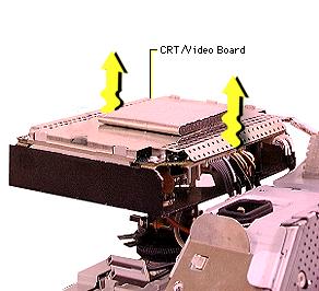 Take Apart Main Deflection Board and CRT/Video Board Module - 39 4 Gently