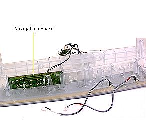 Take Apart User Control Board - 56 3 Use a flat-blade screwdriver or nylon tool underneath the navigation board to pry up one end of the board.