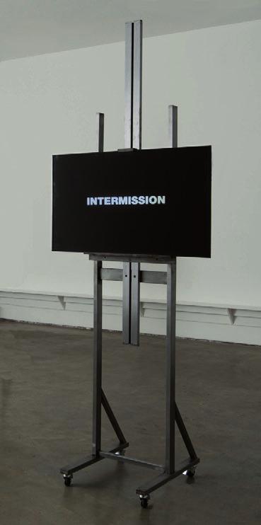 Intermission suggests some form of break or pause, whereas the word intermission in this film is a looped projection and so is infinite.