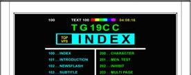 TELETEXT TELETEXT is an information service broadcast by TV stations which gives