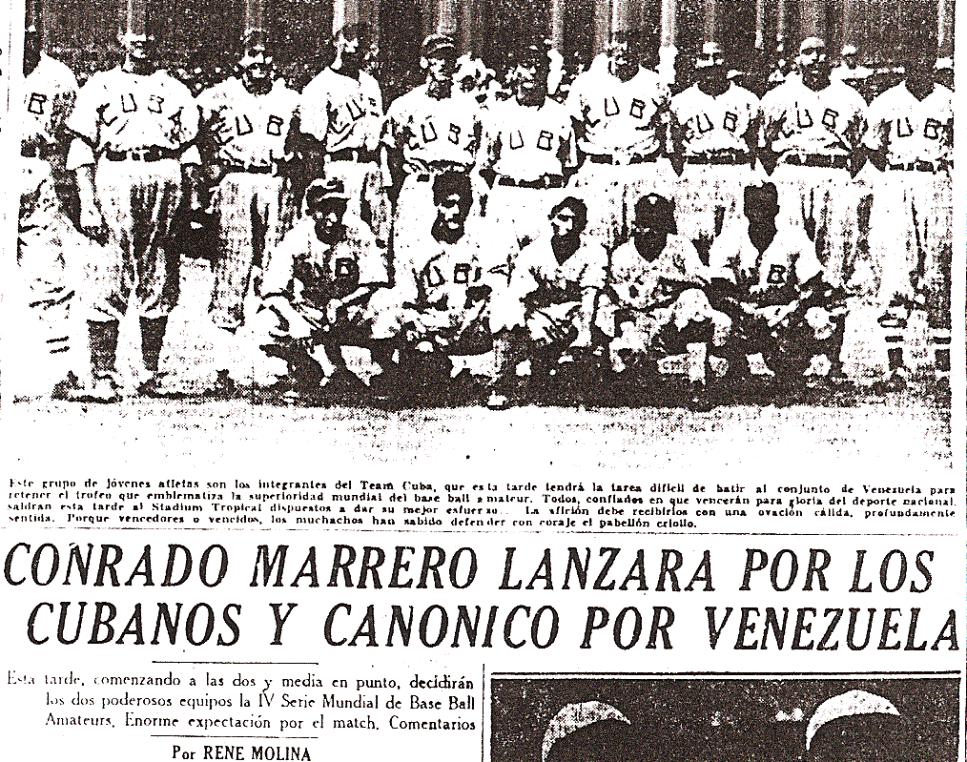 Headline in the October 22, 1941, issue of Diario de la Marina (Havana).