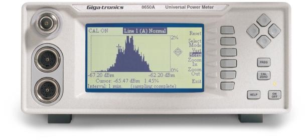 8650A SERIES UNIVERSAL METERS The Capabilities to Test Today s Sophisticated Communications Systems TIME BURST AVERAGE The Giga-tronics 8650A Series Universal Power Meters have the extensive