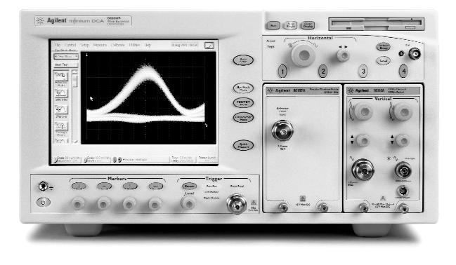 Agilent 86100B Wide-Bandwidth Oscilloscope Technical Specifications Three instruments in one A digital communications analyzer, a full featured wide-bandwidth oscilloscope, and a time-domain