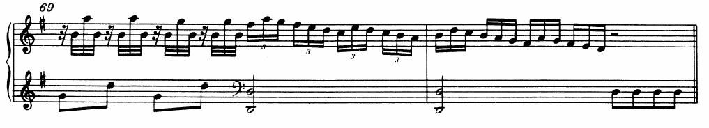 in the Konzertsatz, in the Sonata in