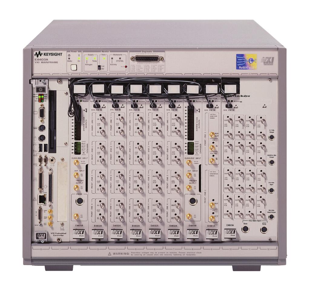 14 Keysight HDMI and DisplayPort Design and Test A Better Way - Application Note ParBERT 81250 Modular BERT Platform for accurate characterization of multi-port gigabit devices TThe Keysight ParBERT
