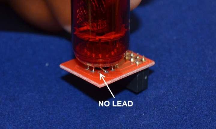 Now you can insert and solder in the tube.