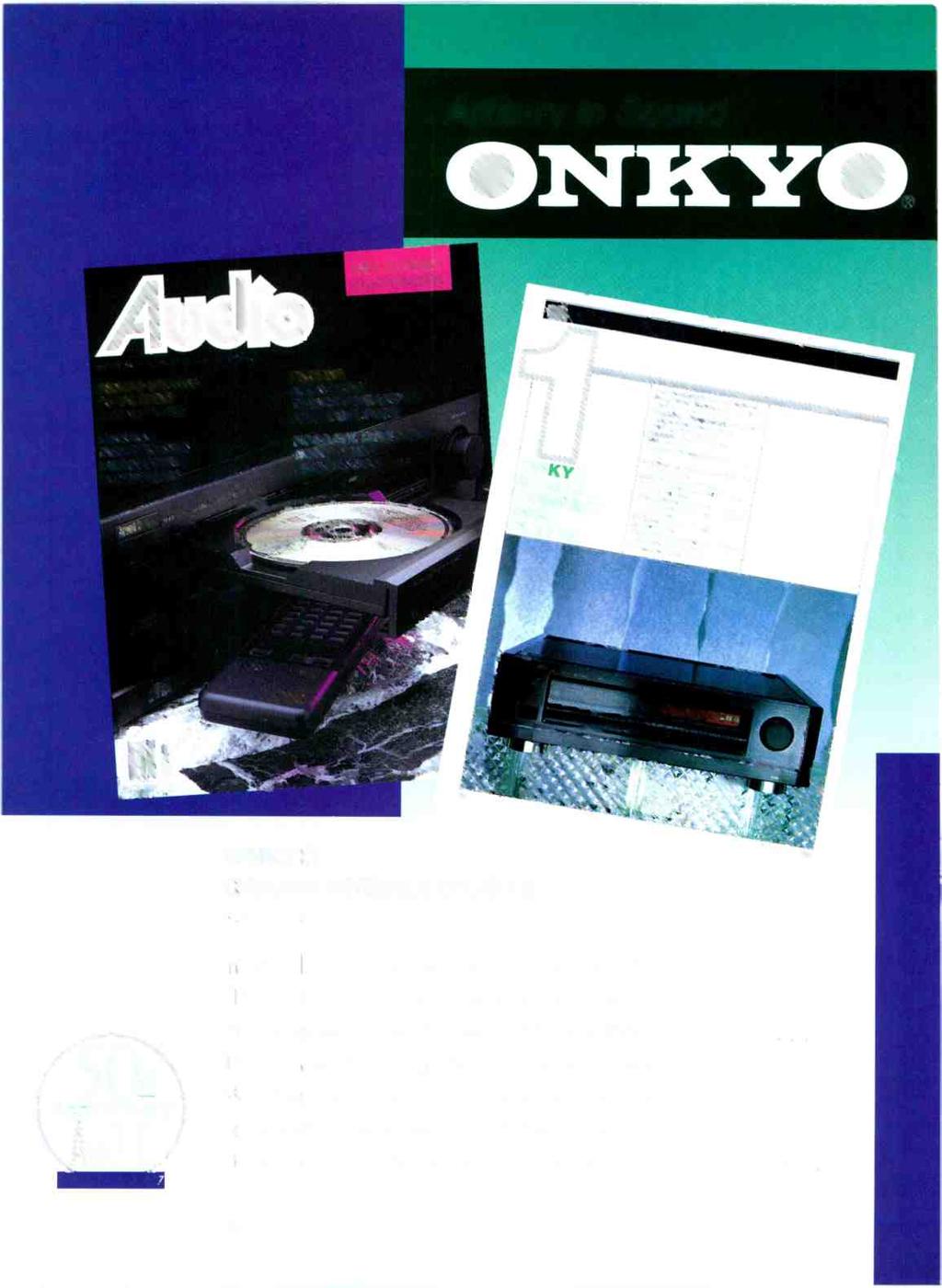 i Artistry in Sound ONKYO UNDERSTANDING ',ARCS '989 US 52 75 - VK 2.00 C00 52.95 ONKYO DX -G10 CD PLAYER A DELIGHT TO USE NoNoise PROCESSING FROM SONIC SOLUTIONS <, TESTED a.