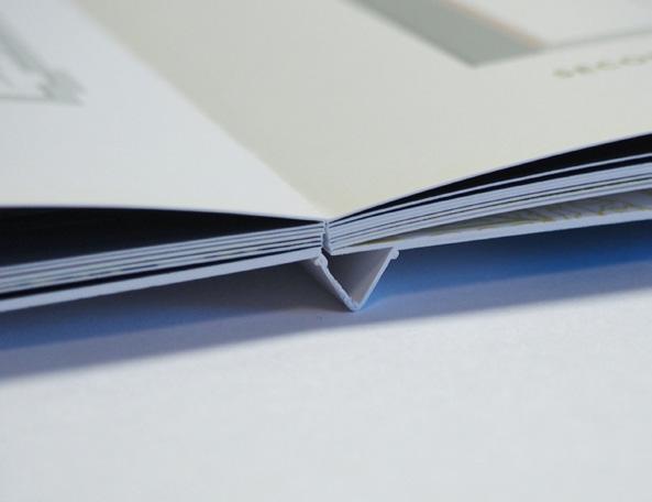 lay-flat binding Lay-flat is an innovative binding method that maximises the effect of double page