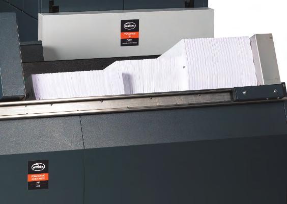 The PBS complements the PowerSquare s capability for thick books and high volume production by streamlining the entire operation. The operator can set the machine running and simply walk away.