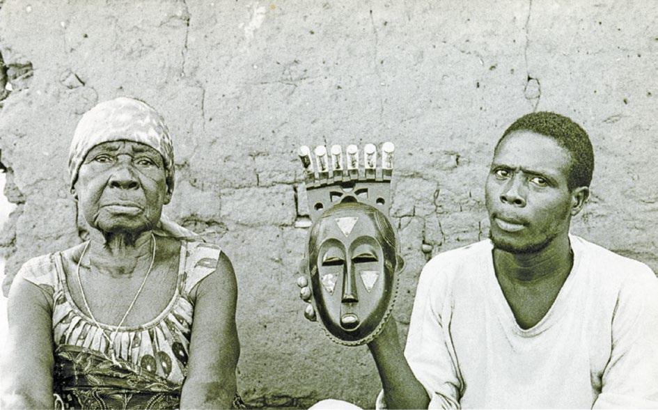African Art/ Smithsonian Institution 174. Portrait mask (Mblo).