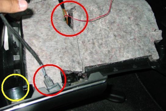 3- Disconnect the wires (headlight switch,