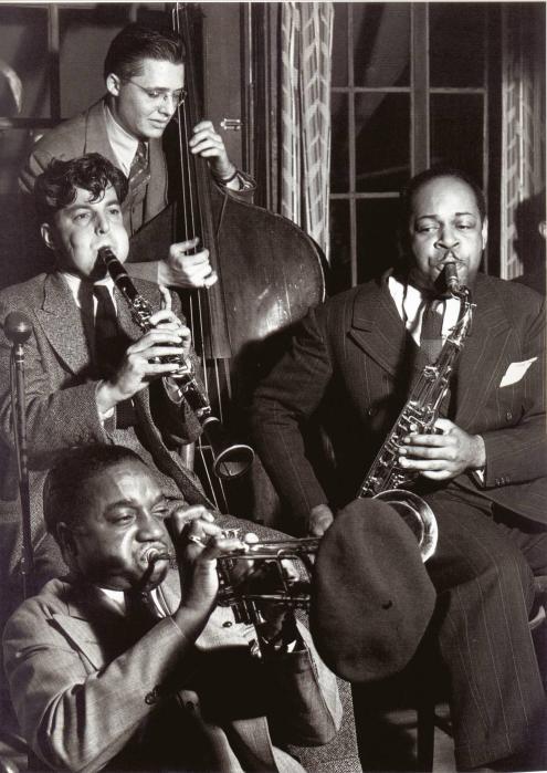 The Masters of Jazz Saxophone Jimmy Dorsey 1904 57, and his brother Tommy Dorsey (Thomas Francis Dorsey, Jr.), 1905 1956, both b. Shenandoah, Pa.