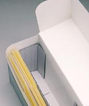 stored flat, not folded or rolled Papers in boxes