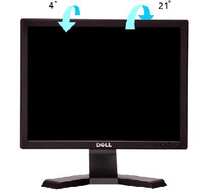 NOTE: The stand is detached when the monitor is