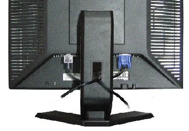 1. Plug the power cables for your computer and monitor into a nearby outlet. 2. Turn on the monitor and the computer. If your monitor displays an image, installation is complete.