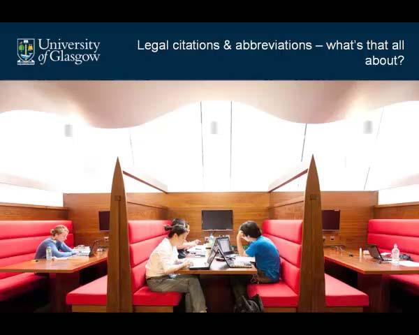 Watch 5 minute guide to understanding legal citations &