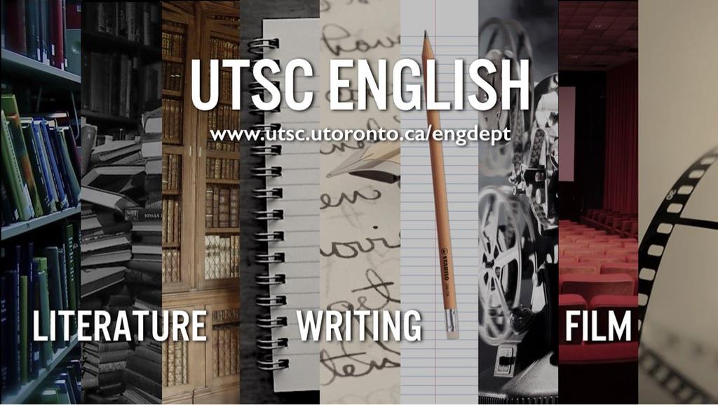 An Introduction to English at UTSC Contents Key Contacts p. 2 Organizations, Publications, and Award Opportunities p. 3-4 Important Resources p.