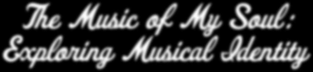 a f t e r t he Sho The Music of My Soul: Exploring Musical Identity Music ournaling Throughout Memphis, a variety of singers from the time period are mentioned and discussed.