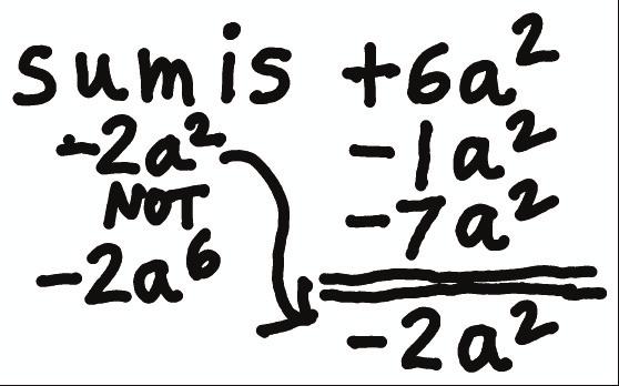 For example 3x + x 3 + 7 when put in order looks like this: x 3 + 3x +7 The expression is missing an x 2 term. We can show this missing term but we must use a coefficient of 0.