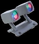 The IP68 rated strip projectors are ideal for lighting up architectural and water features.