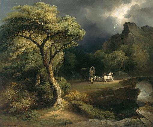 IRISH ROMANTICISM - JAMES ARTHUR O CONNOR. The Irish artist, James Arthur O Connor, was born in Dublin in 1742 and died in London in 1841.