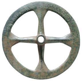 ARCHAIC GREEK Votive Wheel 2 9. c. 525 500 BCE.