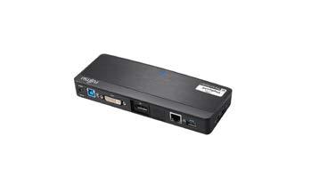 This USB Port Replicator generates dual head graphics (4k resolution on DP or HDMI) and additional DVI-I video performance, enabling your system to run up to four screens independently at your