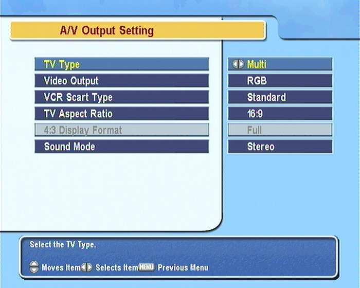 18 Preference Settings 3.2 Video and audio settings You have to configure the video and audio settings appropriately to your television set and other appliances.