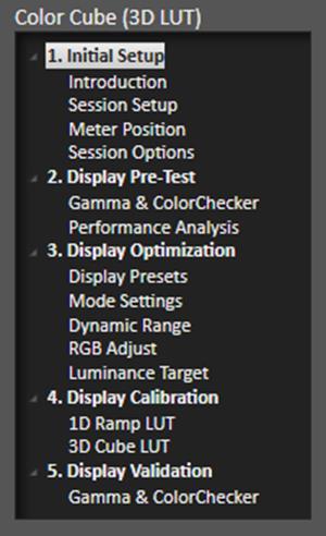 RGB Monitor Calibrate 3D LUT Back to Calibration Mode Selection Follow this procedure to automatically create and load an optimized 3D LUT monitor calibration file into an EIZO monitor that normally